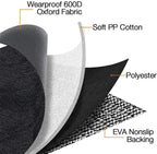 Dog Back Seat Cover Waterproof - Non-Slip Bench Protector for Cars