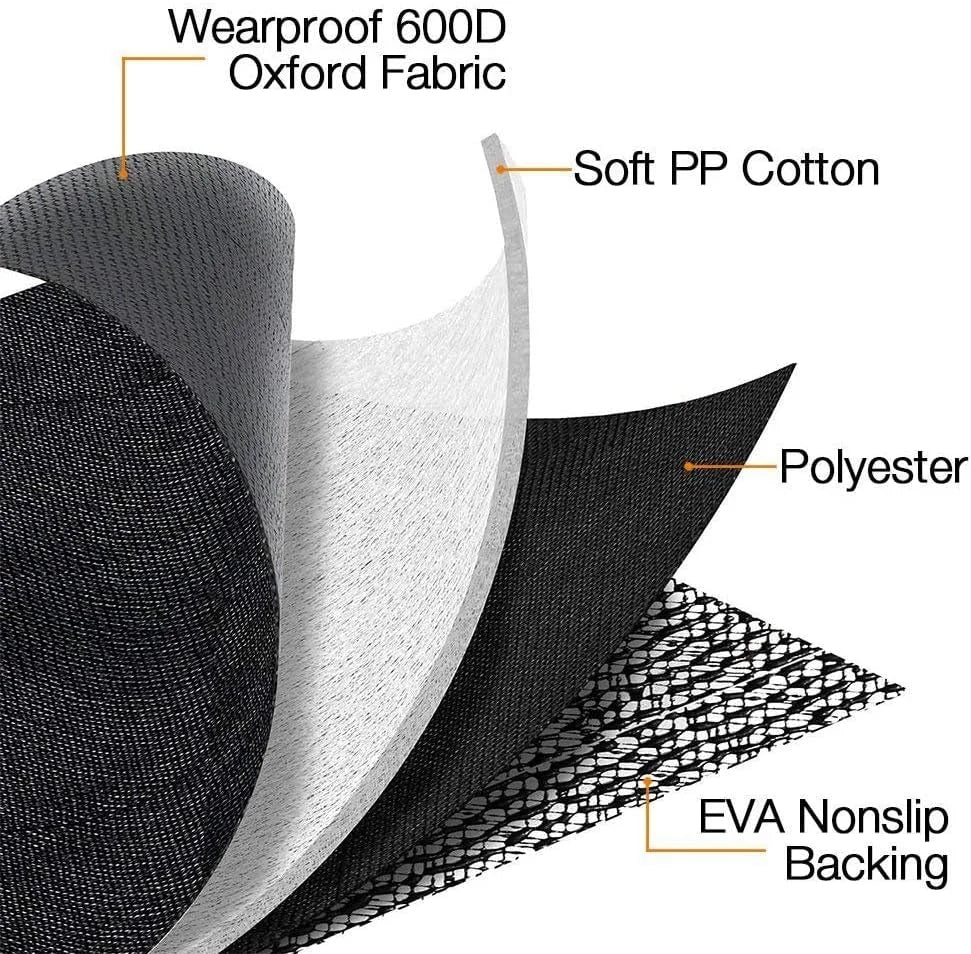 Dog Back Seat Cover Waterproof - Non-Slip Bench Protector for Cars