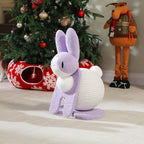 Bunny Cat Scratching Post - Large Paper Rope Ball Tower