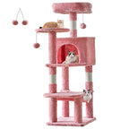 44 inch Multi-Level Cat Tree Tower with Natural Sisal Scratching Posts