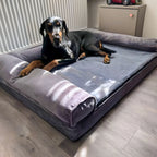 Orthopedic Memory Foam Dog Bed - Extra Large Sofa Style with Waterproof Removable Cover