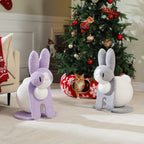 Bunny Cat Scratching Post - Large Paper Rope Ball Tower