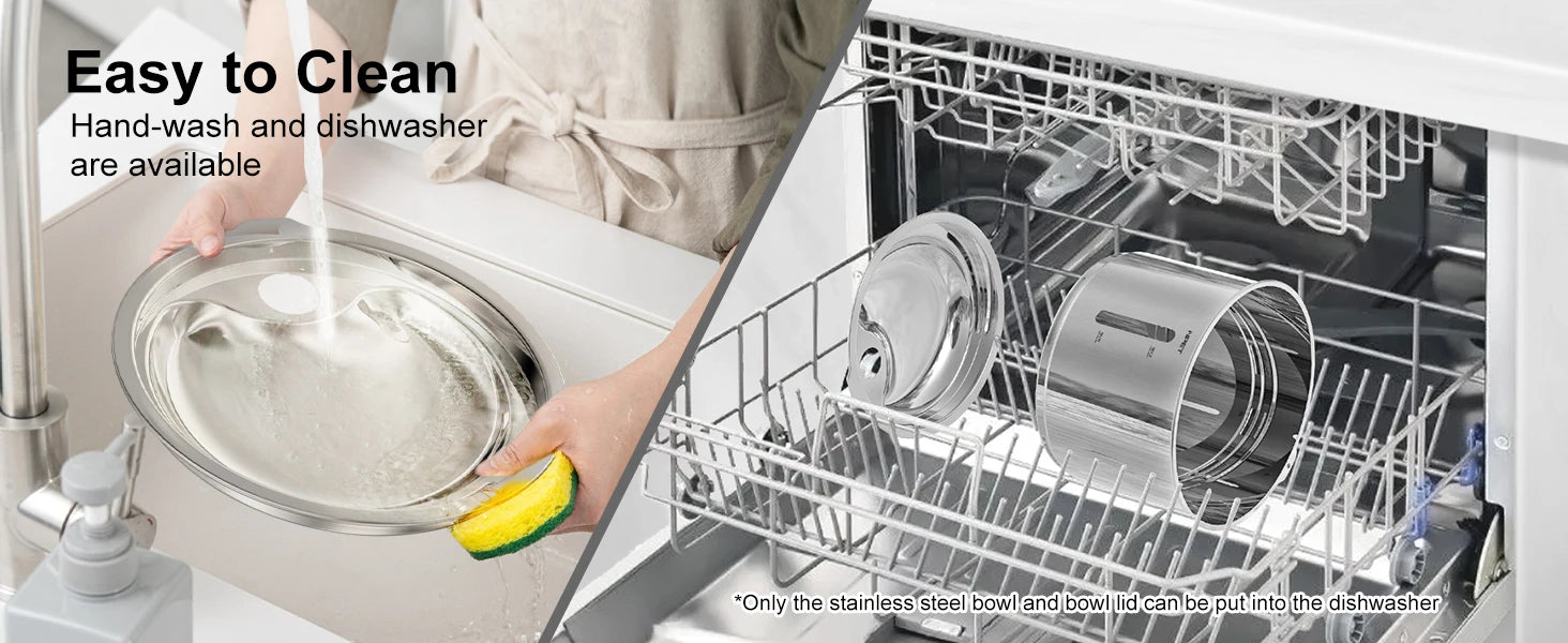 Stainless Steel Cat Water Fountain - 1.5L with LED Window and Dishwasher Safe Design