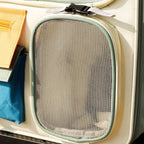 Transparent Window Pet Backpack - Ventilated Mesh Carrier for Cats and Small Dogs