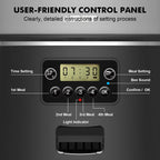 NPET 4L Smart Automatic Pet Feeder with Stainless Steel Bowl