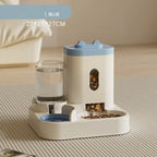 Automatic Pet Feeder and Water Fountain - Large Capacity Dual Bowl System