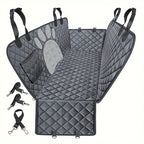 Heavy Duty Waterproof Dog Car Seat Cover - Hammock Style with Side Flaps