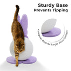 Bunny Cat Scratching Post - Large Paper Rope Ball Tower