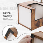 Modern 3-Level Cat Tree with Scratching Pads and Removable Cushion