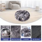 Plush Cat Tunnel Bed - 2-in-1 Play and Sleep Design
